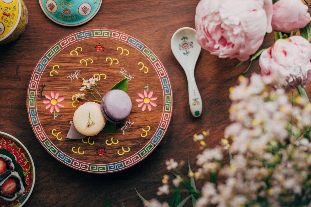 Hope-Faith-Love-Kind - Longevity Plate Size M - 盘子/餐盘/盘架 - 木头 咖啡色