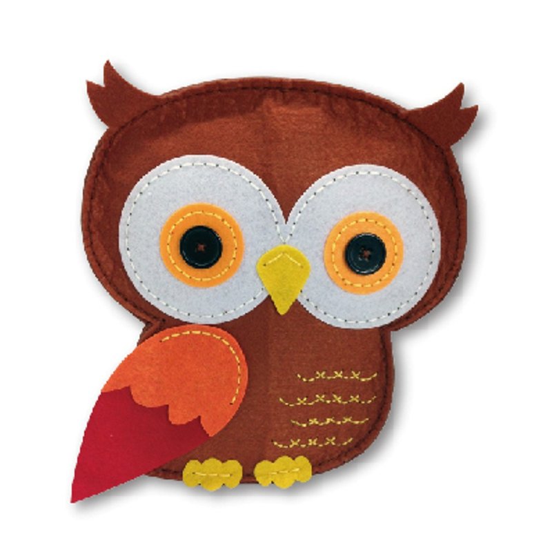 Fairy Land【材料包】猫头鹰后背包-红 - 其他 - 其他材质 