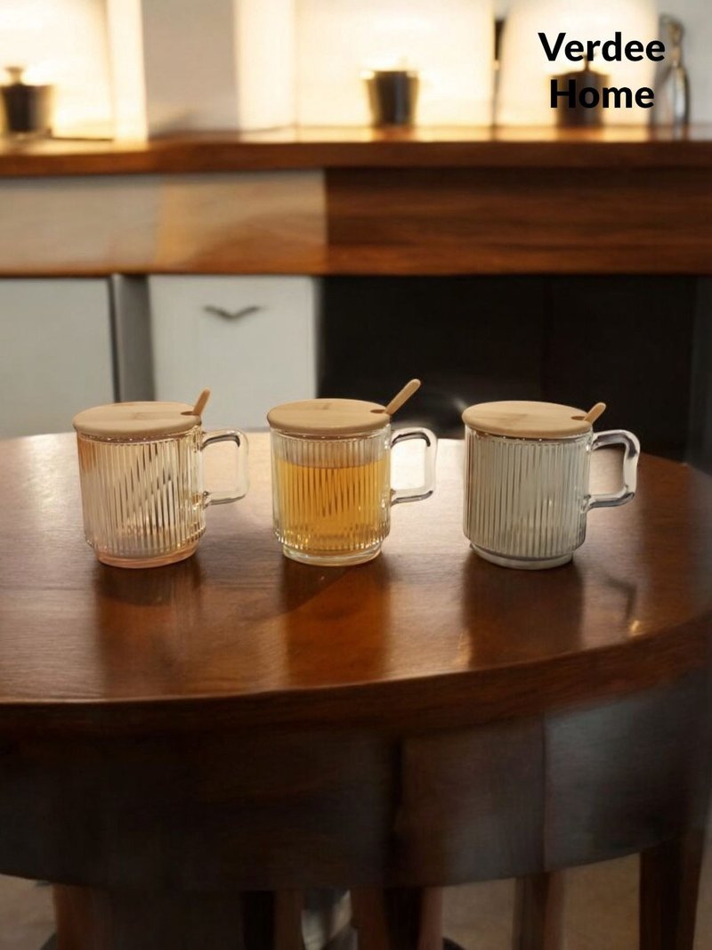 复古玻璃杯 - 玻璃杯 - 玻璃 黑色