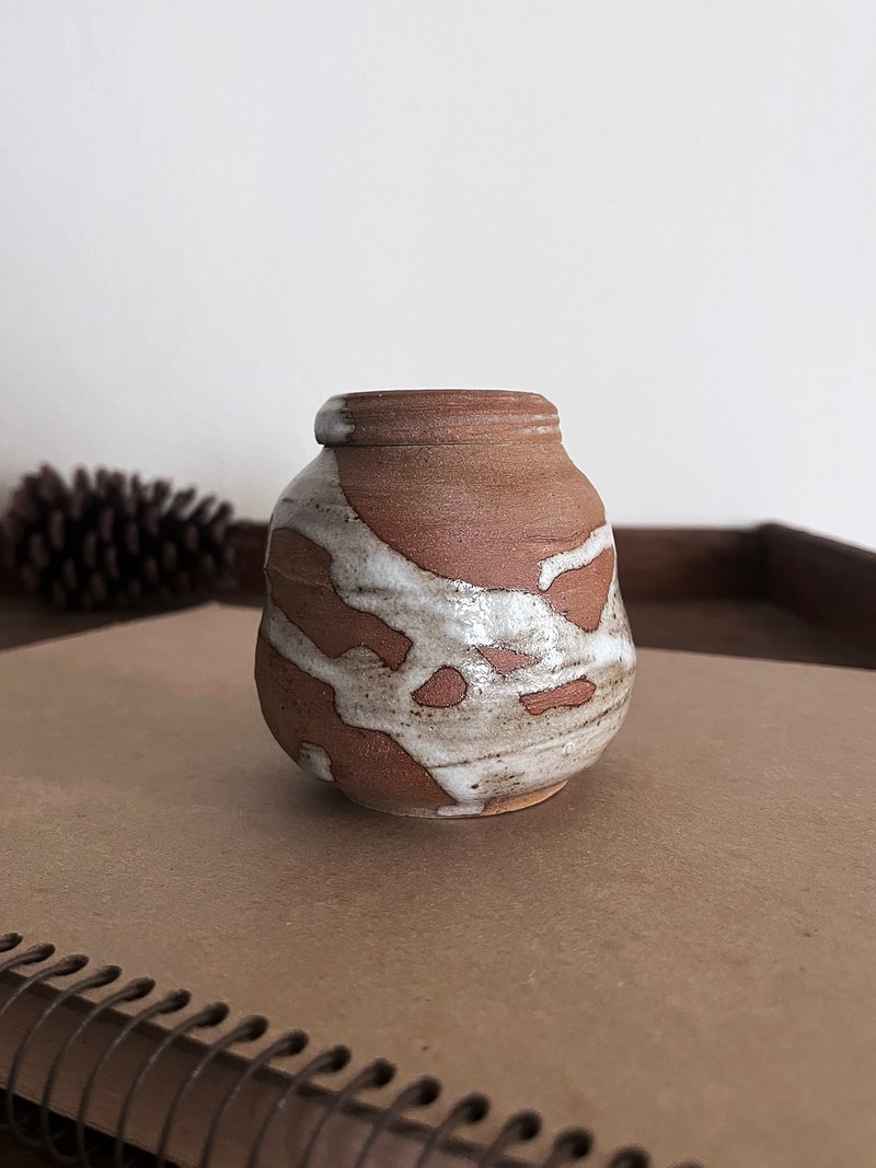 流白 茶席 茶仓 茶罐 零三 | 陶器皿 - 茶具/茶杯 - 陶 白色