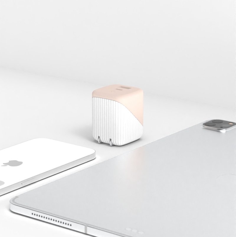 Allite B2 32w氮化镓双孔快充 | 宝宝粉 - 手机配件 - 塑料 粉红色