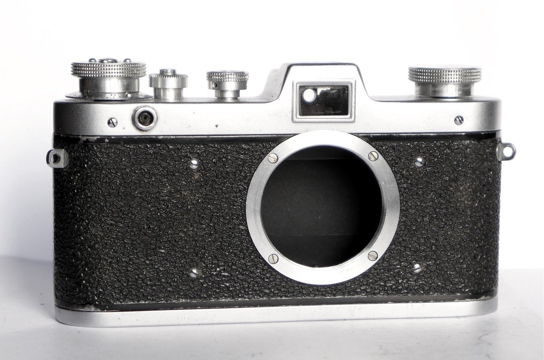 Zarya body rangefinder scale focus USSR film camera FED M39 mount - 相机 - 其他金属 银色
