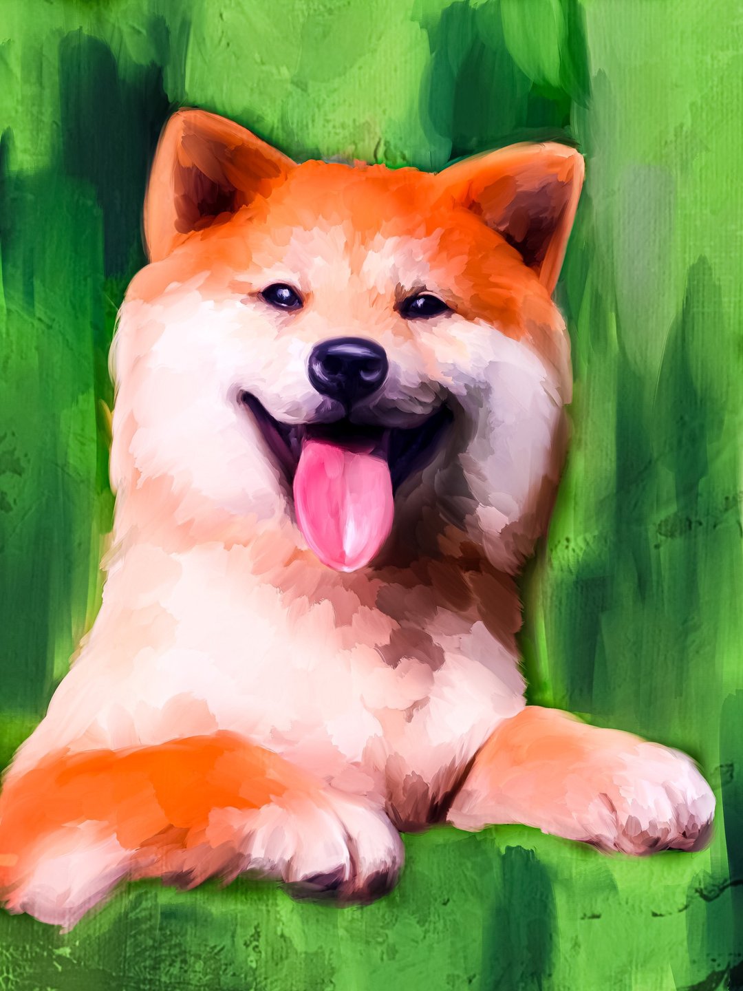 Custom digital portrait by photo, illustration painting - 电子手绘真人画像/绘画/插画 - 其他材质 