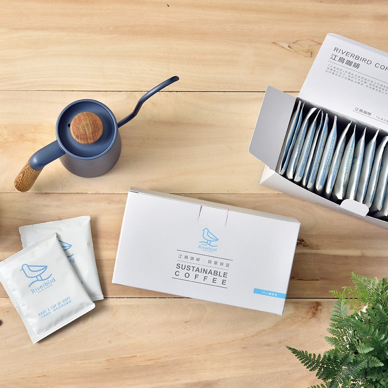 江鸟咖啡 公益回甘挂耳式咖啡 20 入 | 长爱 创世 - 咖啡 - 新鲜食材 白色