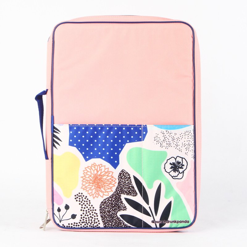 Collage Daily Organizer - 文件夹/资料夹 - 防水材质 粉红色