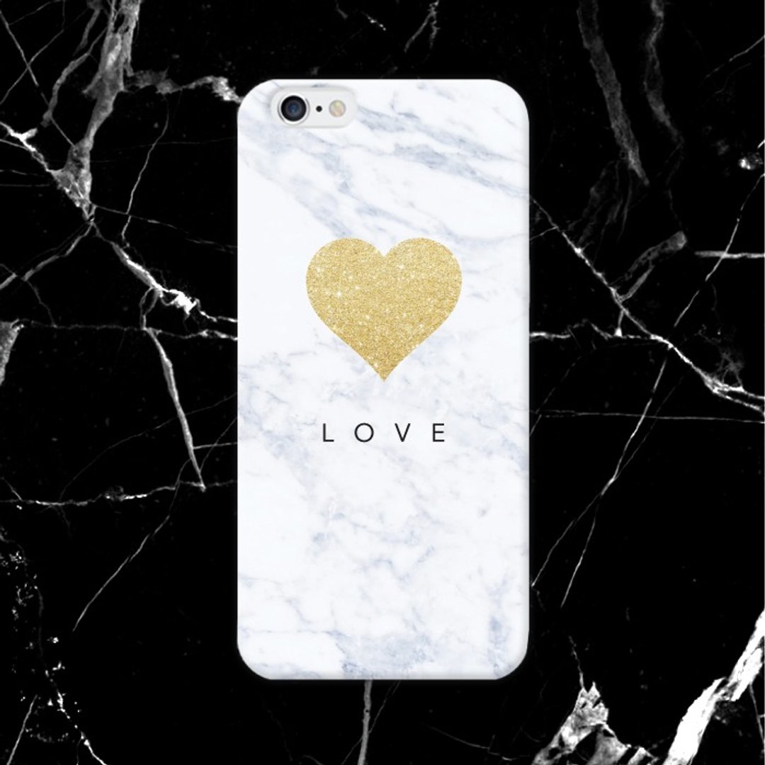 ❤ 情人系列 ❤ 香港原创设计 心型大理石纹【白色】iPhone X,  iPhone 8,  iPhone 8 Plus, iPhone 7, iPhone 7 Plus, iphone 6/6S , iphone 6/6S PLUS, Samsung Galaxy Note 7 透明手机壳 - 其他 - 塑料 