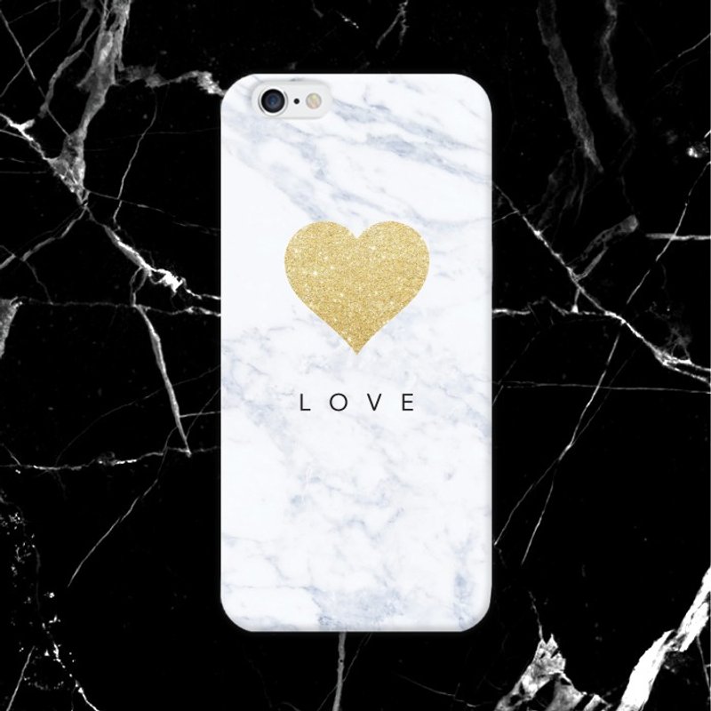 ❤ 情人系列 ❤ 香港原创设计 心型大理石纹【白色】iPhone X,  iPhone 8,  iPhone 8 Plus, iPhone 7, iPhone 7 Plus, iphone 6/6S , iphone 6/6S PLUS, Samsung Galaxy Note 7 透明手机壳 - 其他 - 塑料 