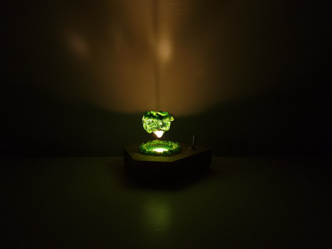 Gemstone of the sky and the earth - 灯具/灯饰 - 木头 蓝色