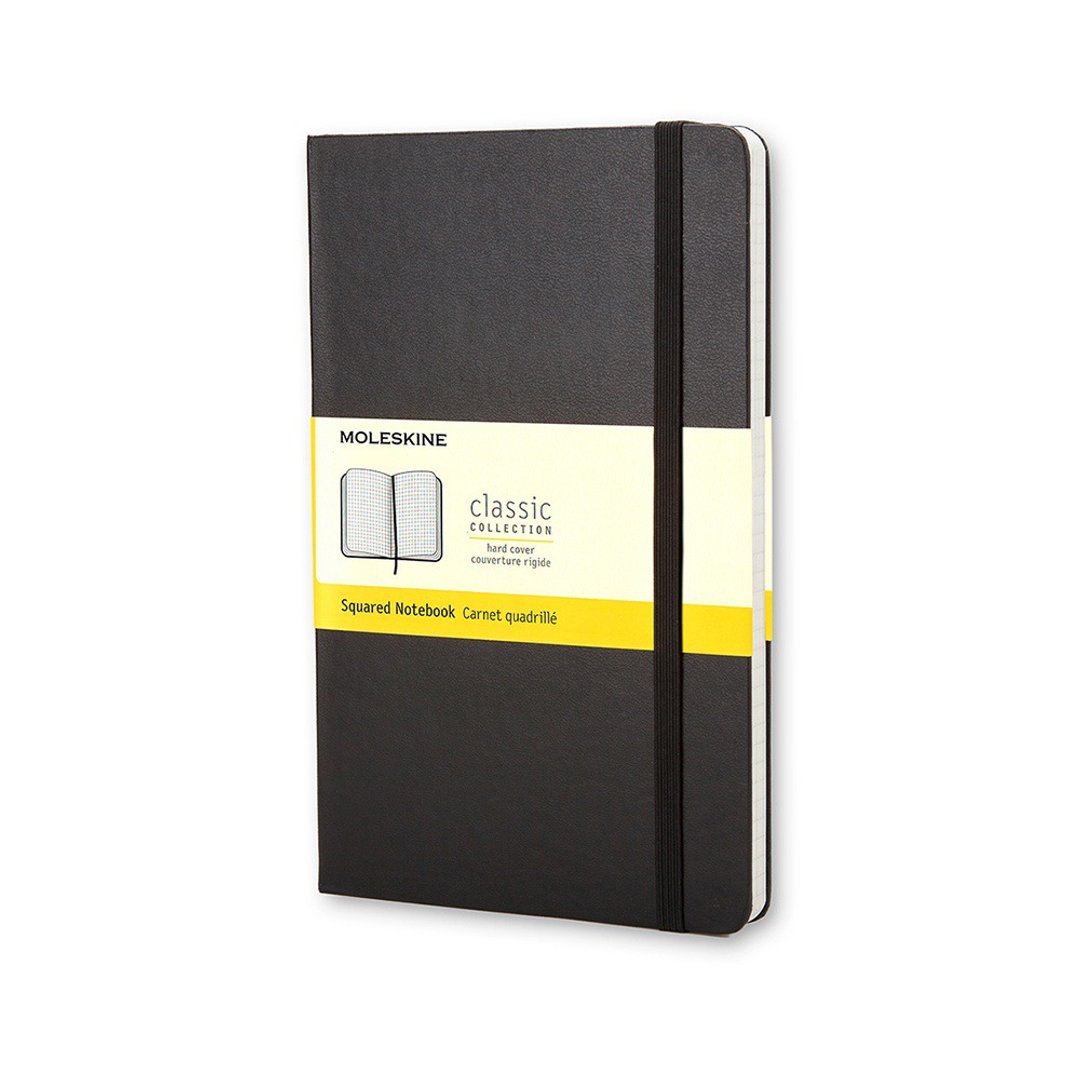 _勿上架_MOLESKINE 经典黑色硬壳笔记本 口袋型 方格 - 烫金服务 - 笔记本/手帐 - 纸 黑色