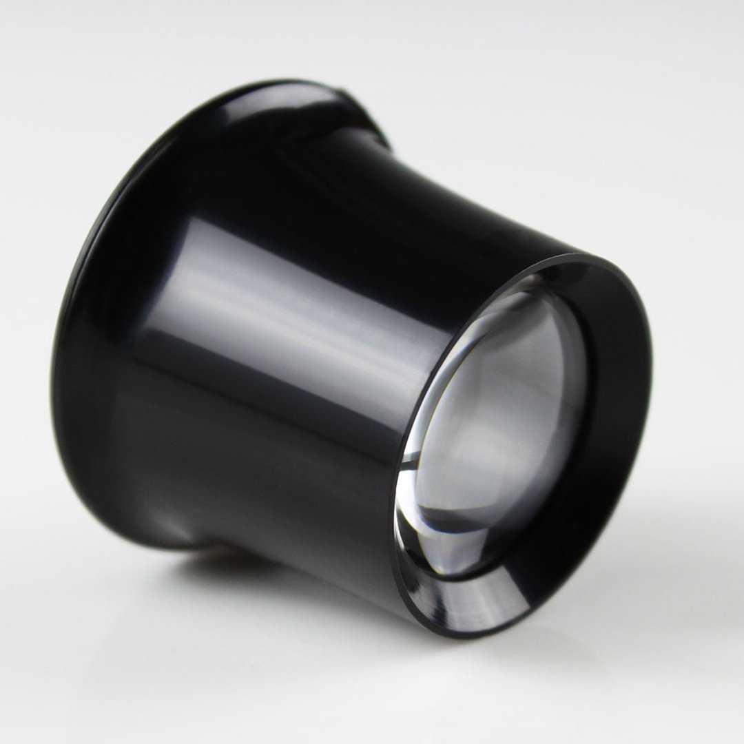 时间职人 6x/21mm 台湾制修表用单眼罩式放大镜【A055】 - 零件/散装材料/工具 - 压克力 黑色