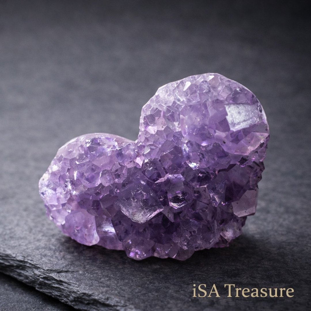 爱心紫晶镇  Amethyst Cluster - 摆饰 - 水晶 紫色