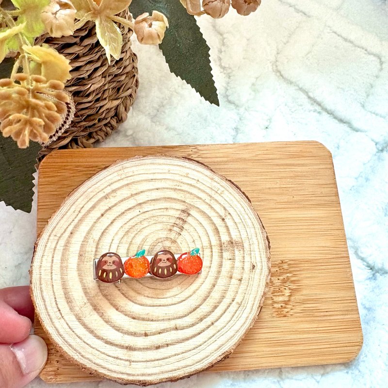 手绘树懒达摩发夹 - 发饰 - 树脂 