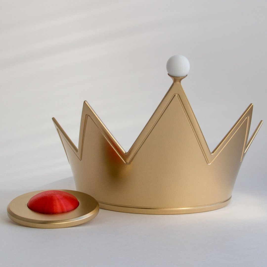 Evil Queen costume: Crown and Brooch | Grimhilde - 发饰 - 塑料 金色