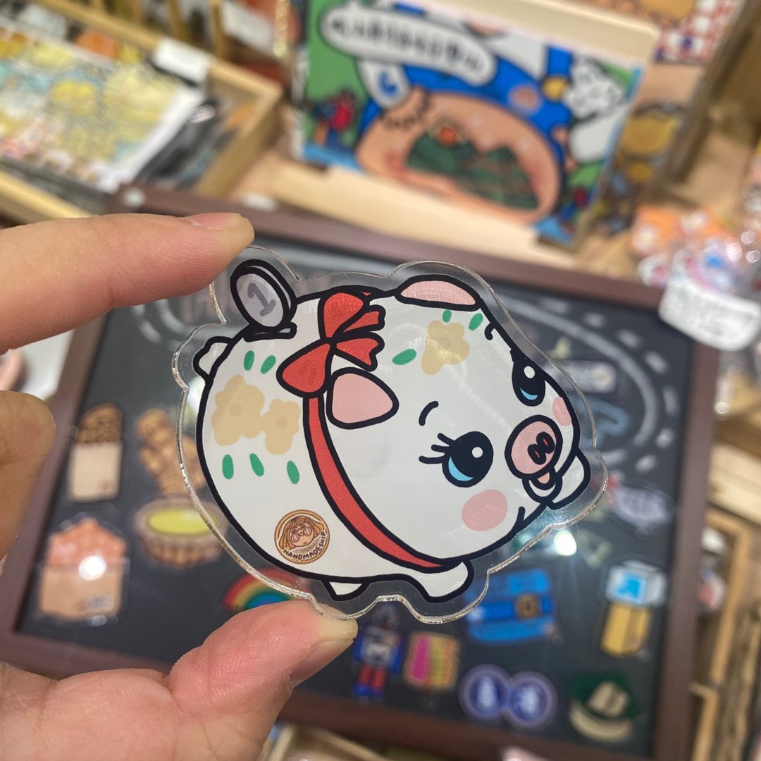 猪仔钱罂 磁石 冰箱贴 - 冰箱贴/磁贴 - 塑料 