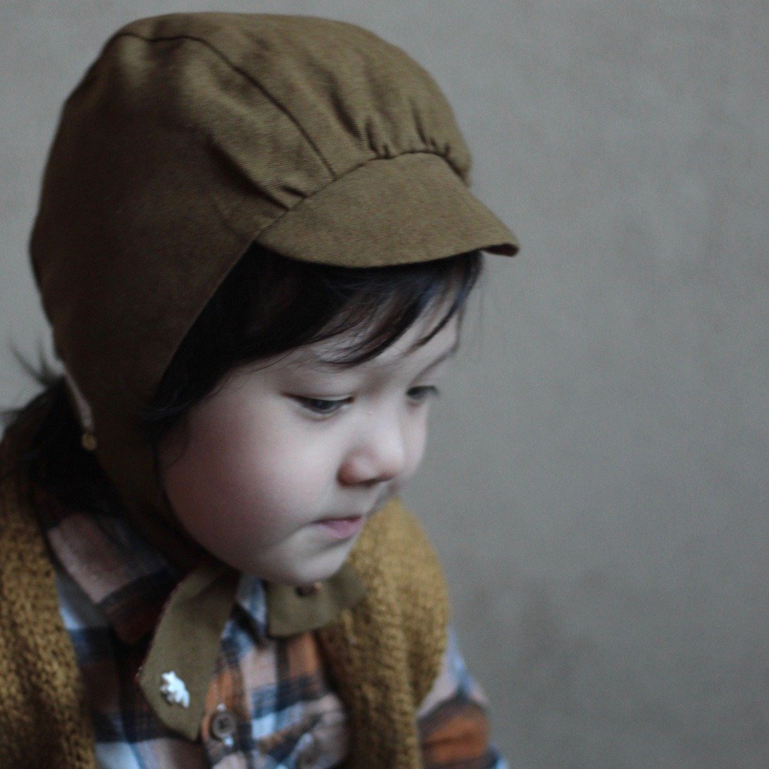 园丁双面帽The Gardener's Hat - 婴儿帽/发带 - 棉．麻 