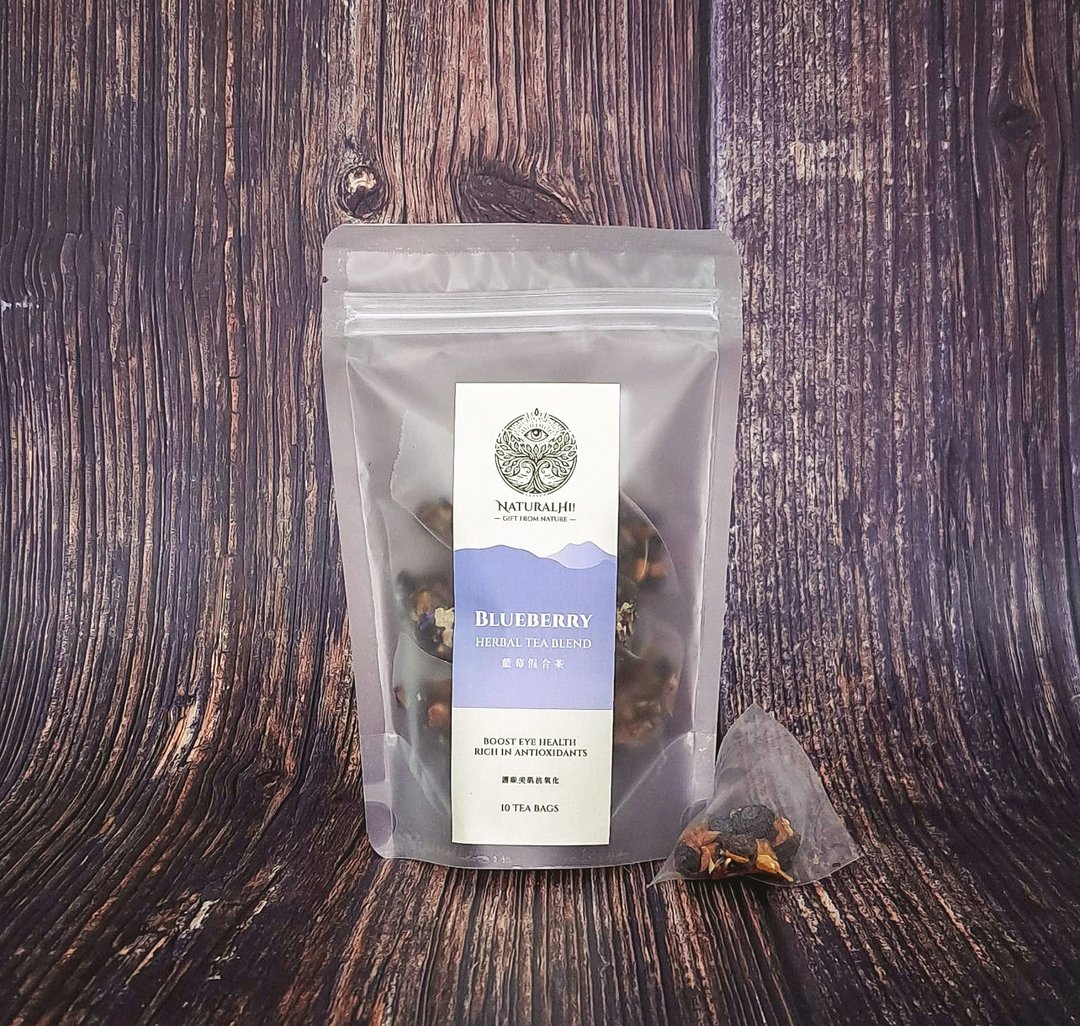 蓝莓混合茶 | 10杯 | 护眼 | 美肌 | 抗氧化 - 茶 - 植物．花 红色