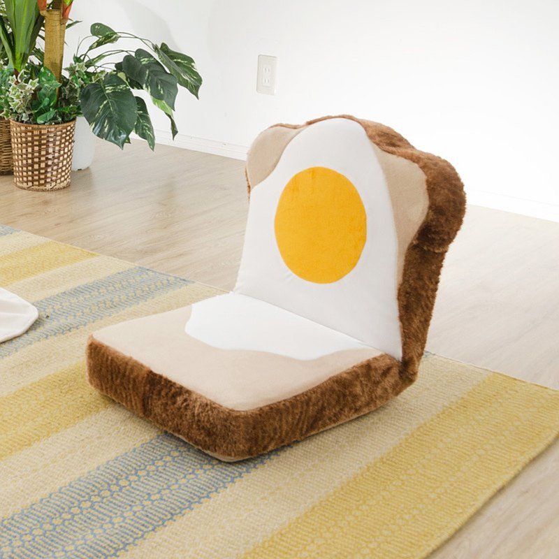 【CELLUTANE】吐司和室椅 PN1 (加蛋/发霉/普通/烤吐司) - 椅子/沙发 - 其他材质 卡其色