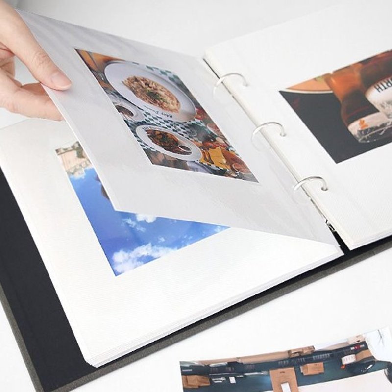 三孔相本补充组-自黏白页(10张),ICO88219 - 相簿/相册 - 塑料 白色