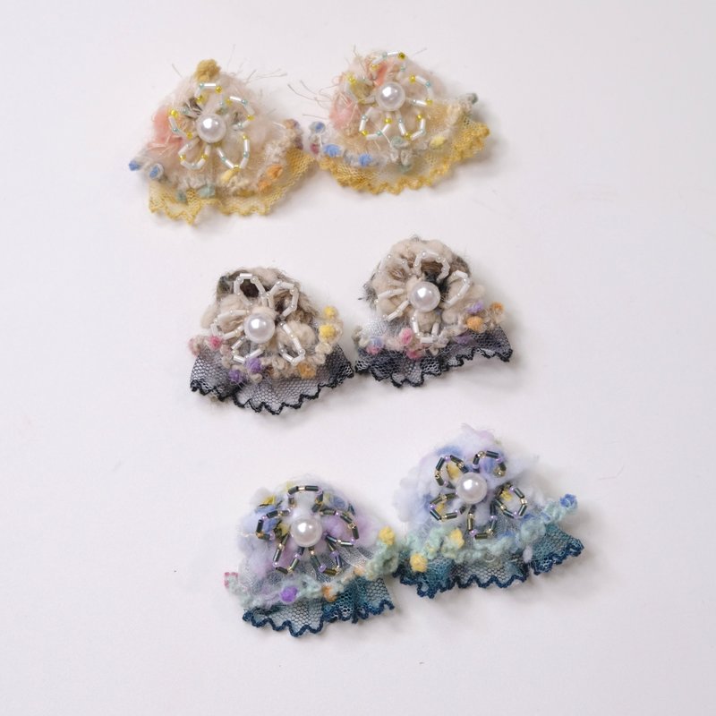 夏日圆舞曲 - 耳环/耳夹 - 其他材质 