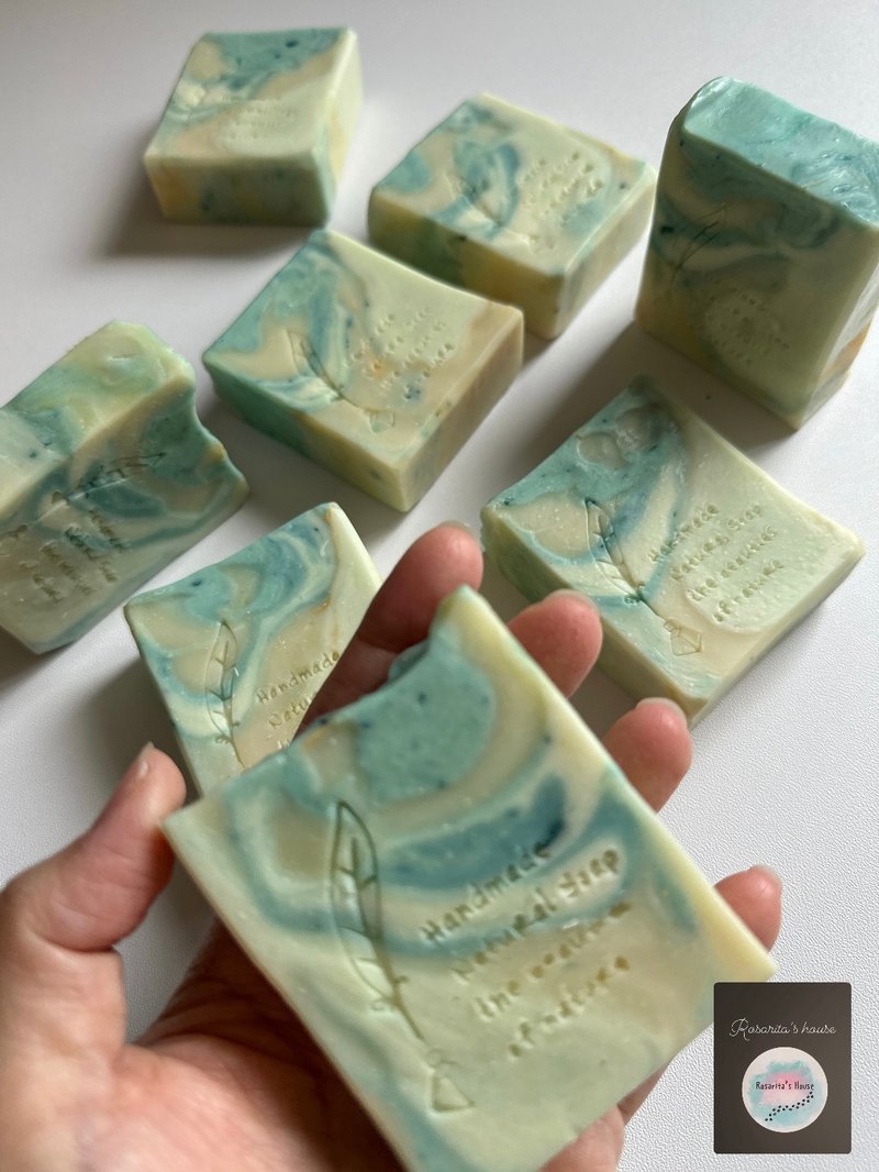 大理石纹乌龙茶香 手工皂 Rosarita house 罗莎瑞塔 - 肥皂/手工皂 - 浓缩/萃取物 多色