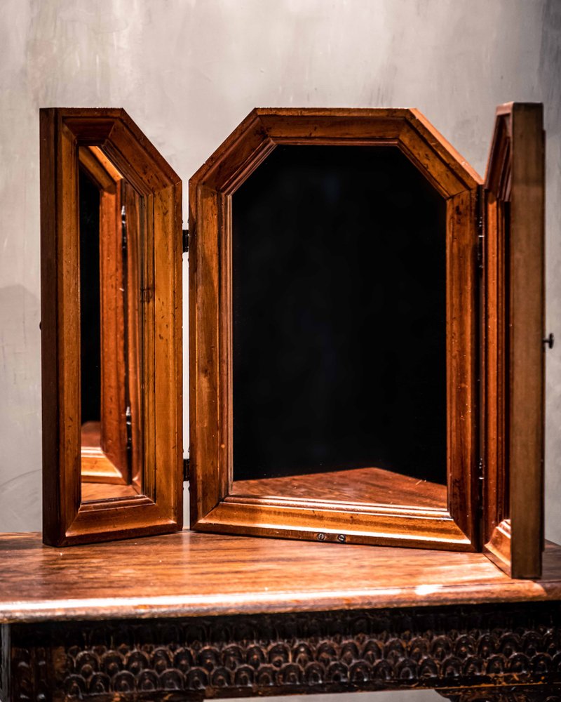 古董 Antique・三面镜 - 其他 - 木头 