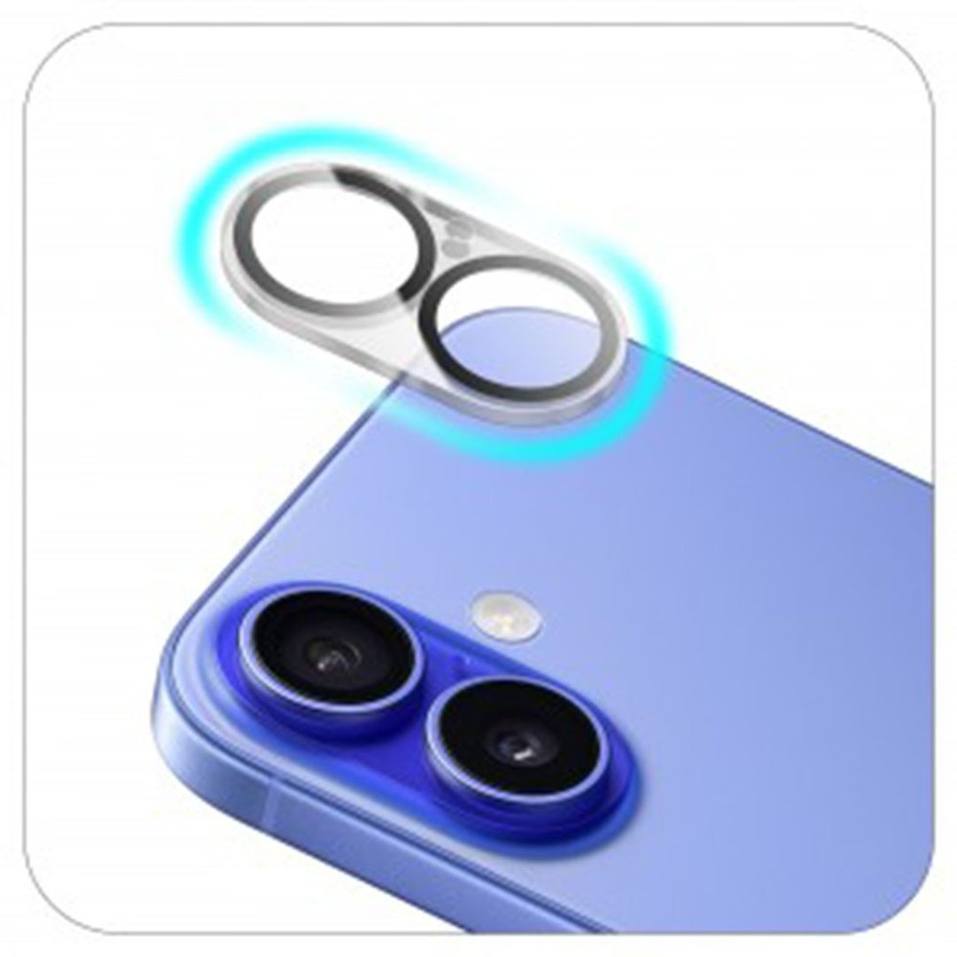 iPhone 16/16Plus 通用保护膜 苹果相机镜头贴 - 抗菌型 - 手机配件 - 其他材质 透明
