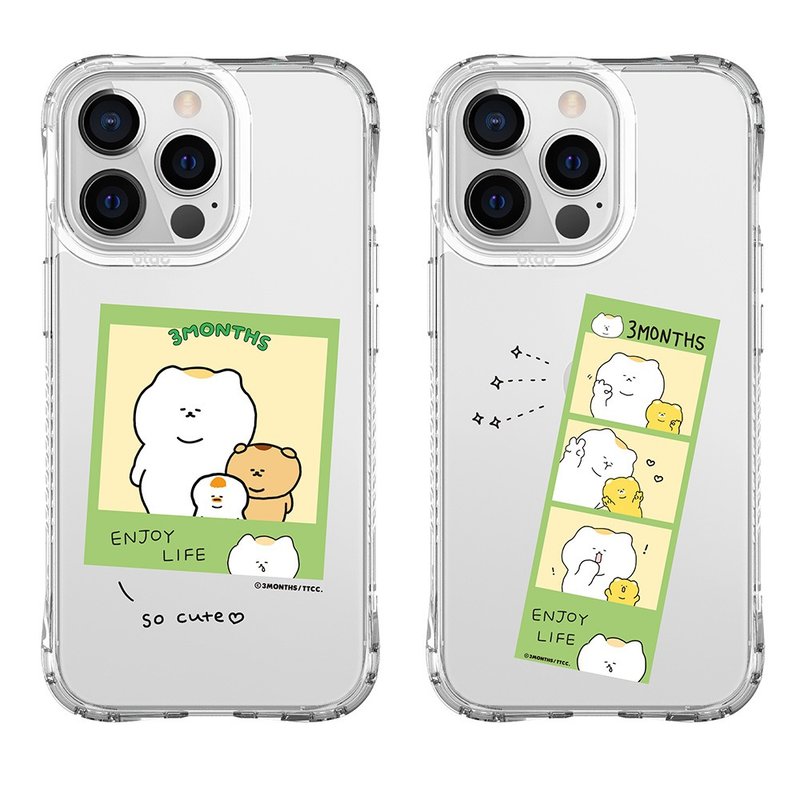 3MONTHS可爱拍贴系列抗黄防摔MagSafe iPhone手机壳 - 手机壳/手机套 - 塑料 透明