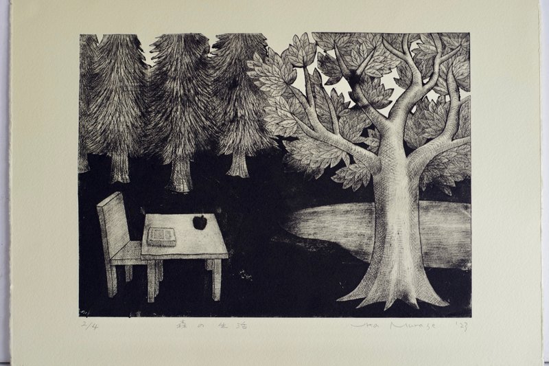 森林生活 - 画框/相框 - 棉．麻 蓝色