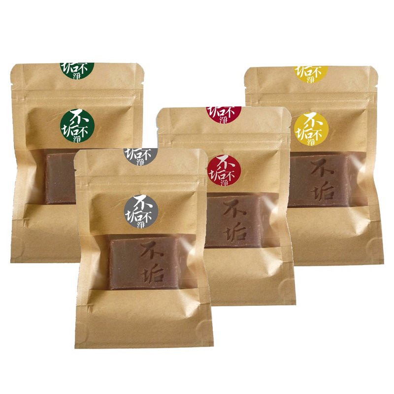 沉香系列旅行平安手工皂四入组(任选) 沐浴皂 随身皂 - 肥皂/手工皂 - 精油 咖啡色