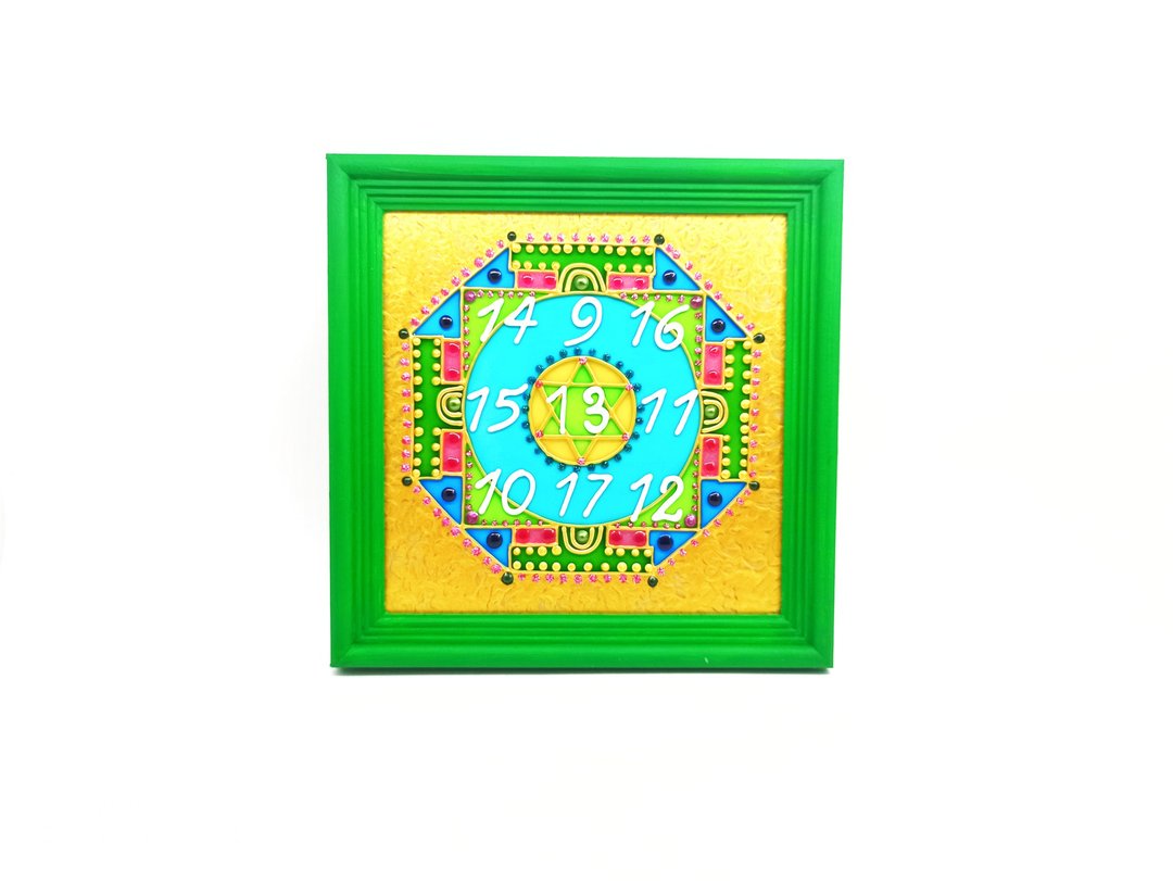 Ketu Yantra Healing Art神圣几何学 - 墙贴/壁贴 - 玻璃 绿色