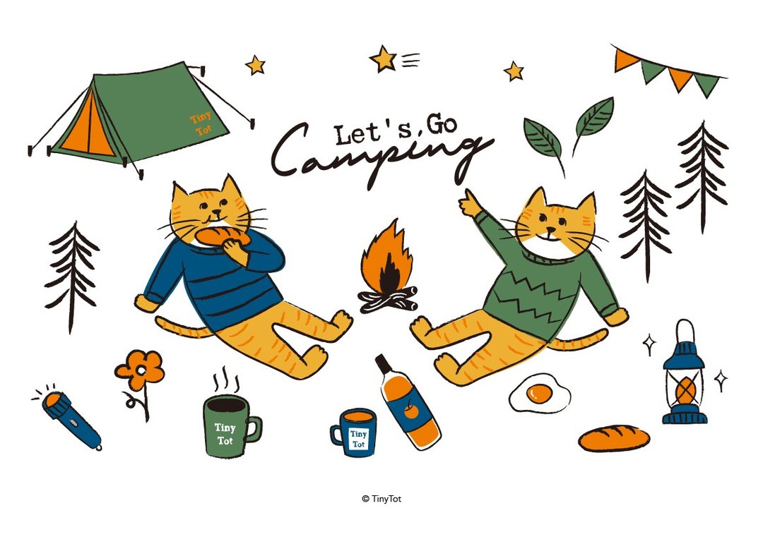 Let's go camping | A4海报 - 海报/装饰画/版画 - 纸 