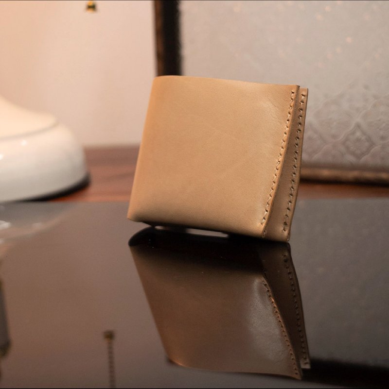 短银包 - 压印 (可烫金 / 不烫) - 皮夹/钱包 - 真皮 黑色