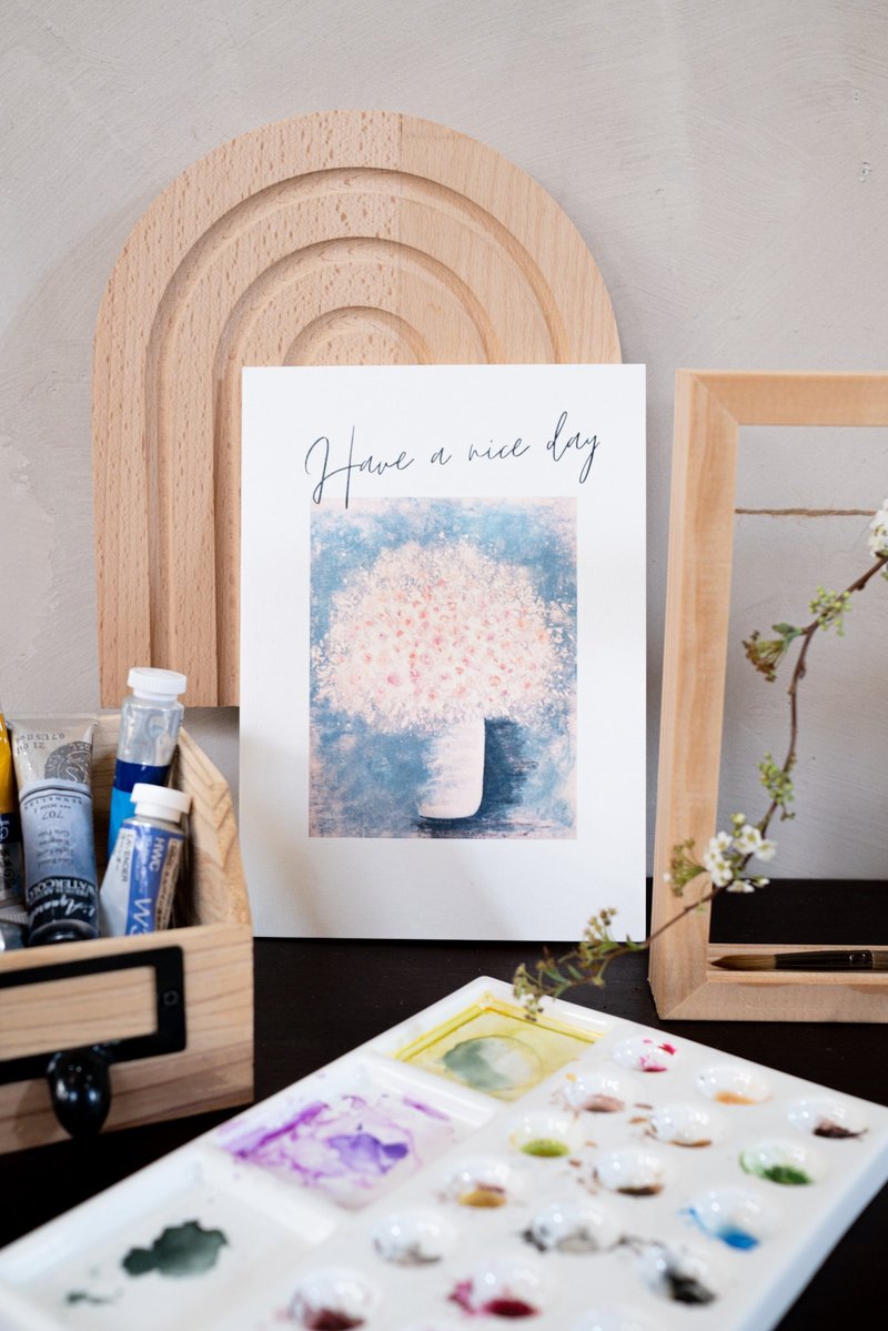 花卉插画空白手札 - 笔记本/手帐 - 纸 