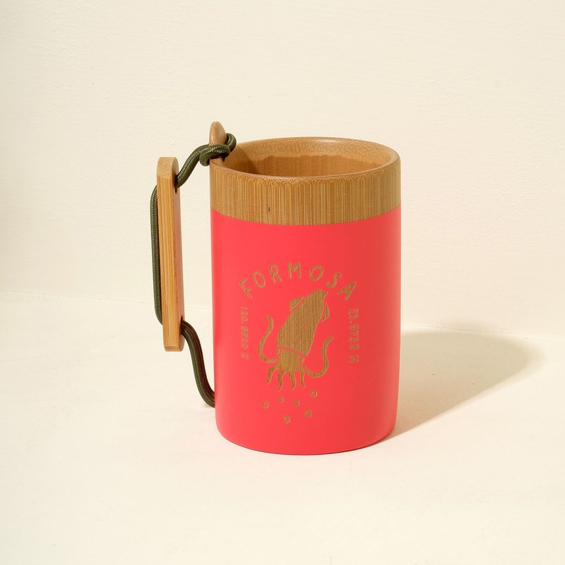 Outdoor Cup 元气凹豆杯 ( 小卷款 ) - 咖啡杯/马克杯 - 竹 卡其色