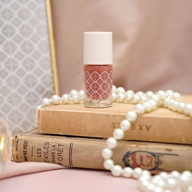 水性无毒指甲油/印花乐 x 小小PETIT/海棠甜茶 - 指甲油/指甲贴 - 其他材质 粉红色