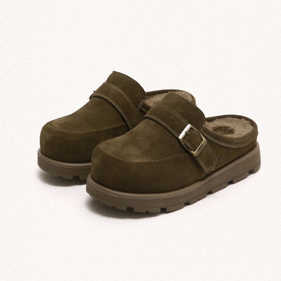 PRE-ORDER韓國品牌 MACMOC男女合穿Narang 2.5CM 混牛皮製鞋khaki - 其他 - 其他材质 