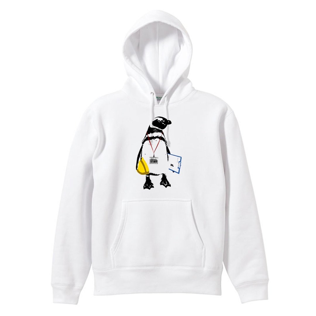 Sweat Parka / STAFF Penguin - 男装上衣/T 恤 - 棉 白色