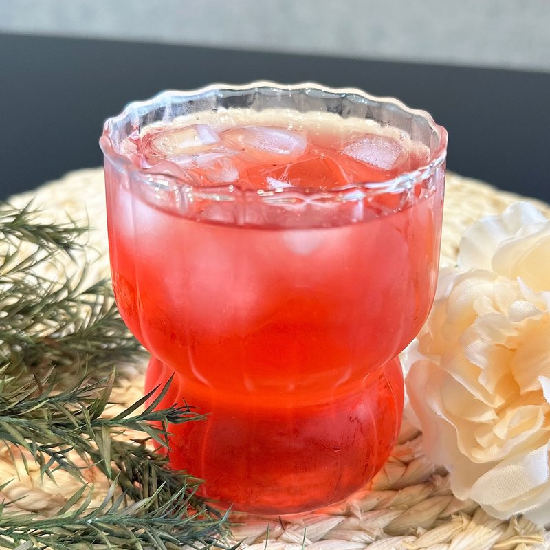 【红润亮妍】机能型无咖啡因花草茶 | 玫瑰花 洛神花 玫瑰果 薄荷 - 茶 - 新鲜食材 