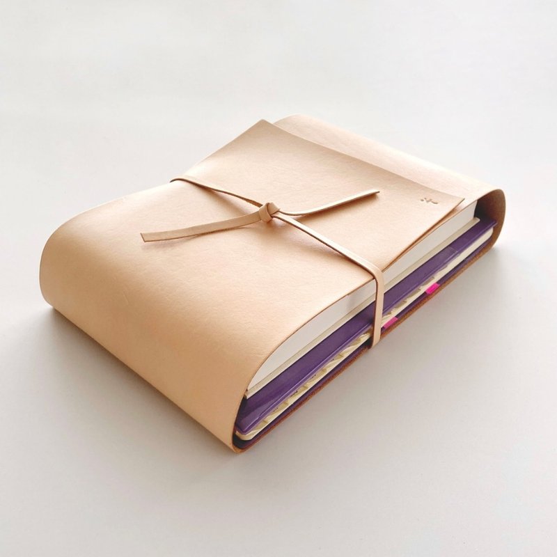 皮革书皮，让您沉浸在书中，采用皮革（未染色）#B6判&四六判 - 书衣/书套 - 真皮 咖啡色