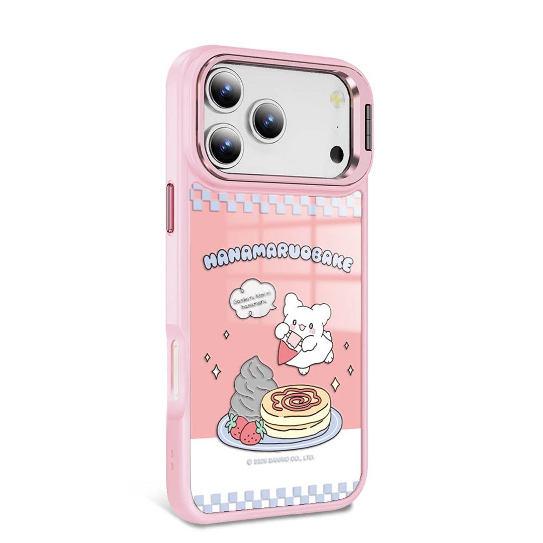 iPhone 全系列 防摔合金框隐形立架镜面磁吸壳 - 松饼花丸 - 手机壳/手机套 - 其他材质 多色