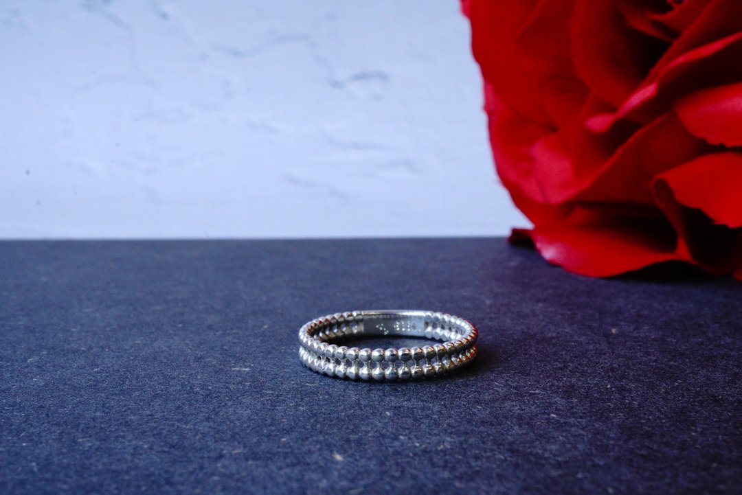 Ball ring [size changeable] 101 - 戒指 - 其他金属 银色