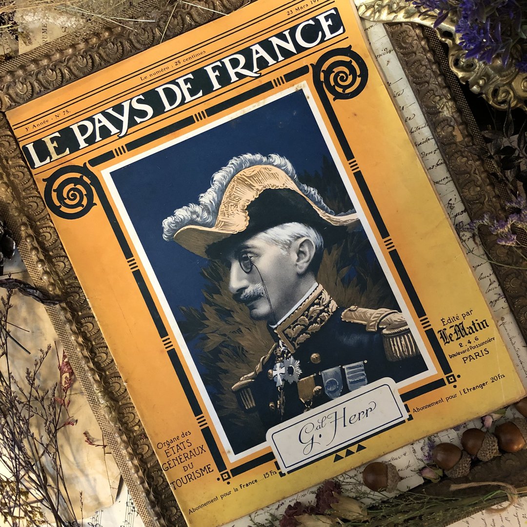 法国Le Pays de France百年第一次世界大战画报 - 刊物/书籍 - 纸 卡其色