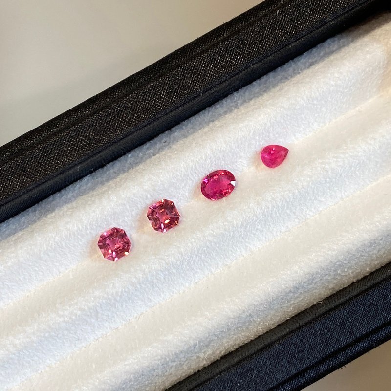 【裸石】碧玺 Tourmaline LT64/LT65/LT68 - 项链 - 宝石 红色