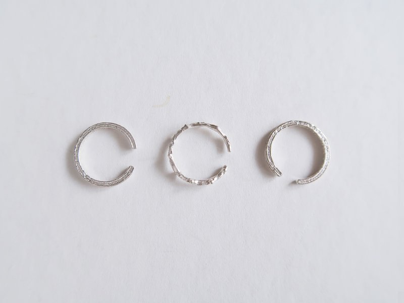 【福袋】2入组 森林系 925纯银 植 柏 耳骨夹 耳夹 - 耳环/耳夹 - 纯银 