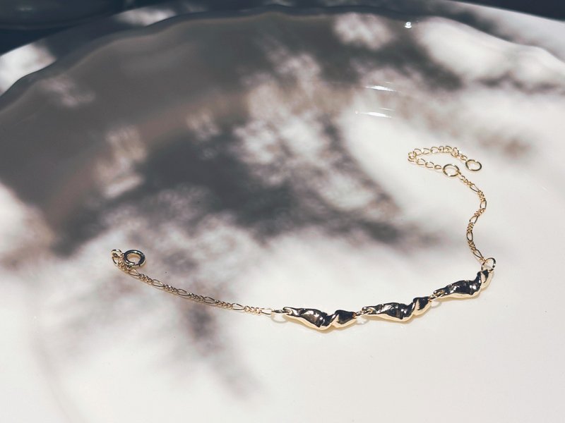 拂叶手链 - 手链/手环 - 银 金色