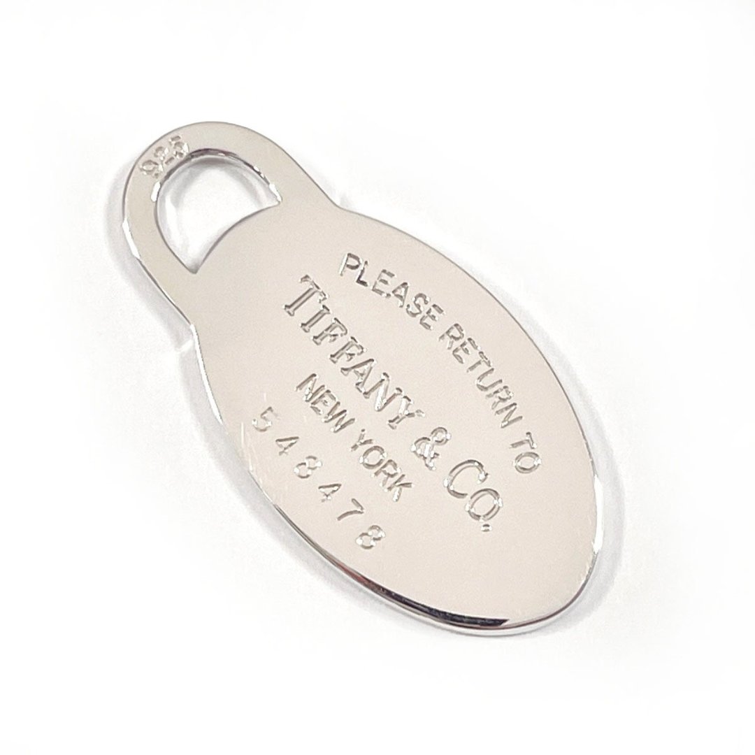 【日本直送．美品中古】 蒂芙尼 TIFFANY&Co. 坠饰 Return to 椭圆形标签 纯银 925 饰品．已重新抛光 - 项链 - 纯银 银色