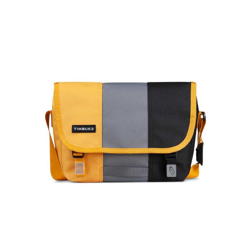 TIMBUK2 CLASSIC MESSENGER ECO 经典邮差包 XS - 黄灰黑拚色 - 侧背包/斜挎包 - 其他材质 多色
