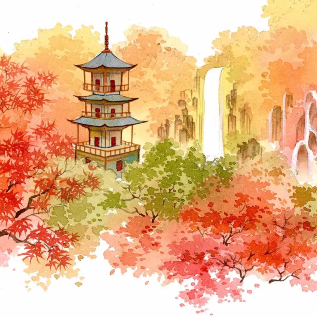 楓語山庄 和紙/PET 膠帶 5米卷 - 纸胶带 - 其他材质 