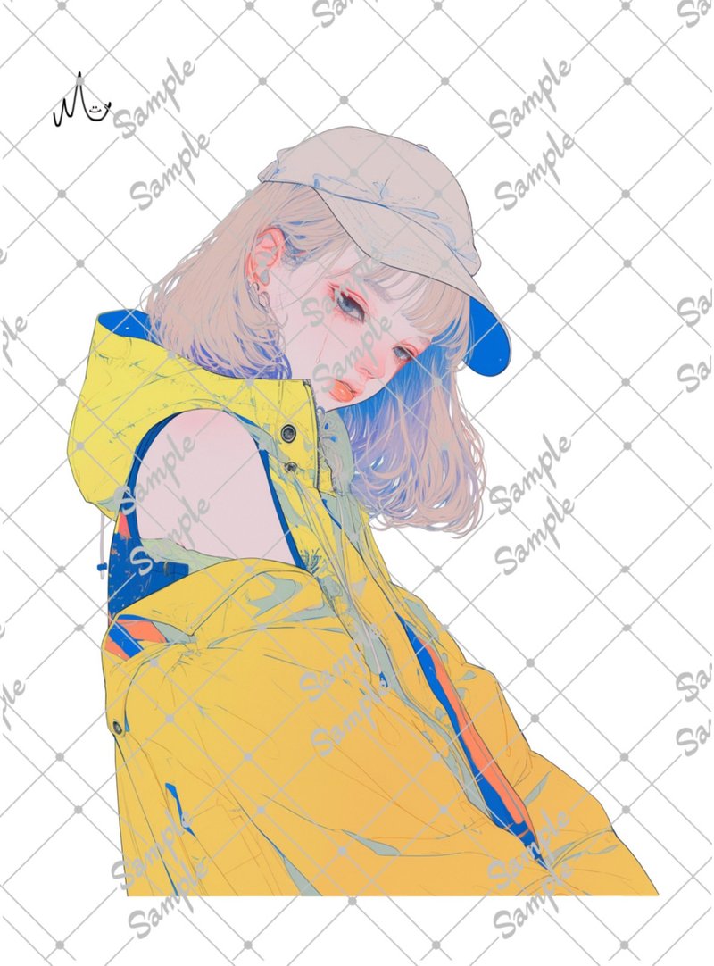 原创人物贴纸 - 贴纸 - 纸 