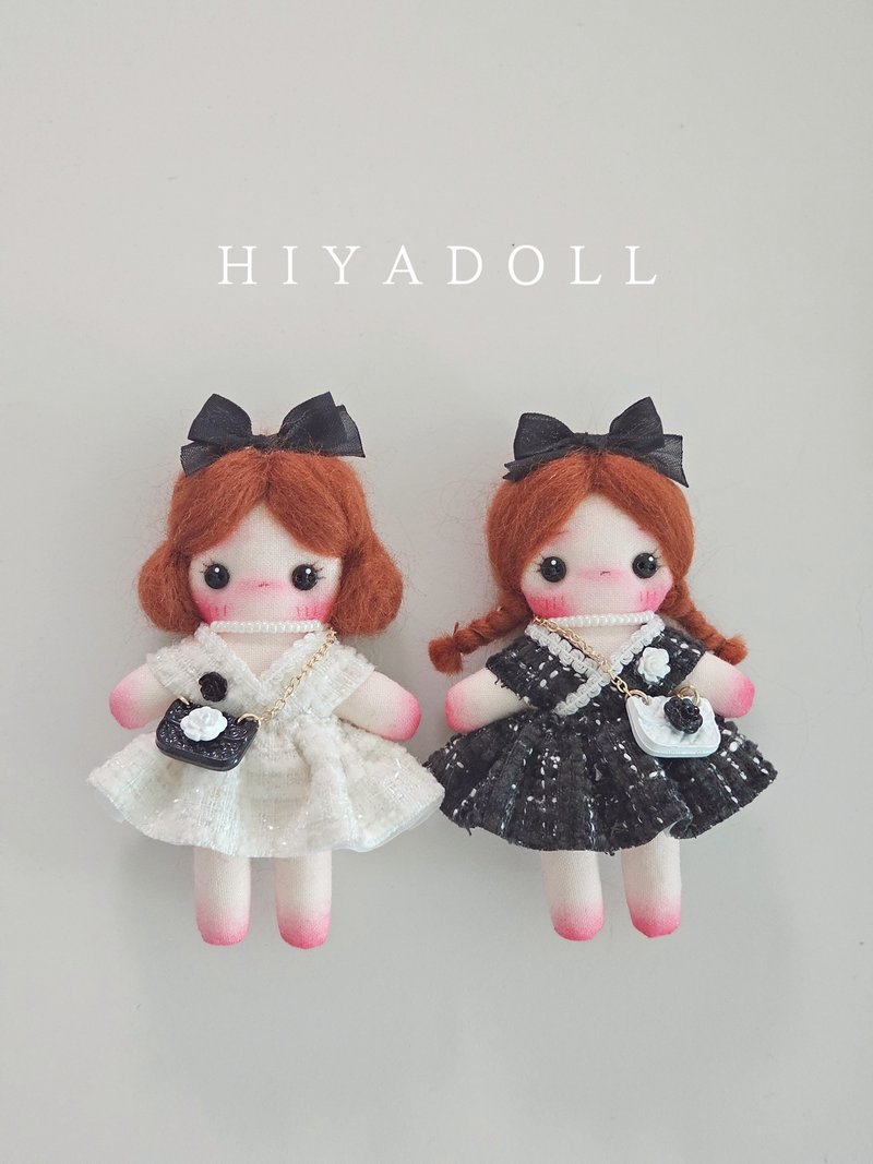 hiyadoll jjokkomi rose key ring - 编织/刺绣/羊毛毡/裁缝 - 其他材质 多色